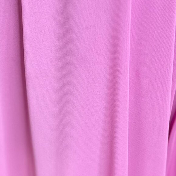 Dessey Collection Strapless Empire Waist Cutout Lux Chiffon Maxi Dress Pink 8R - Picture 11 of 14